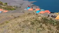 Penampakan Terbaru Gunung Rinjani Usai Jalur Pendakian Diperbaiki