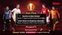 Jadwal Semifinal Liga Europa di Vidio. (Sumber: Vidio)