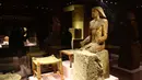 Sebuah patung terlihat di Museum Hurghada, Hurghada, Mesir, Sabtu (29/2/2020). Mesir mengumumkan peresmian Museum Hurghada untuk meningkatkan pariwisata budaya di Provinsi Laut Merah. (Xinhua/Ahmed Gomaa)