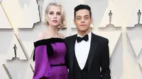 Lucy Boynton dan Rami Malek hadiri Oscar 2019 di Hollywood, California, Amerika Serikat, 24 Februari 2019. (FRAZER HARRISON / GETTY IMAGES NORTH AMERICA / AFP)