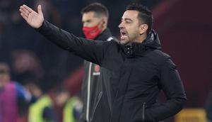 Hasil ini menempatkan pasukan Xavi Hernandez di posisi ke-6 klasemen sementara dengan mengoleksi 32 poin. (AFP/Jorge Guerrero)