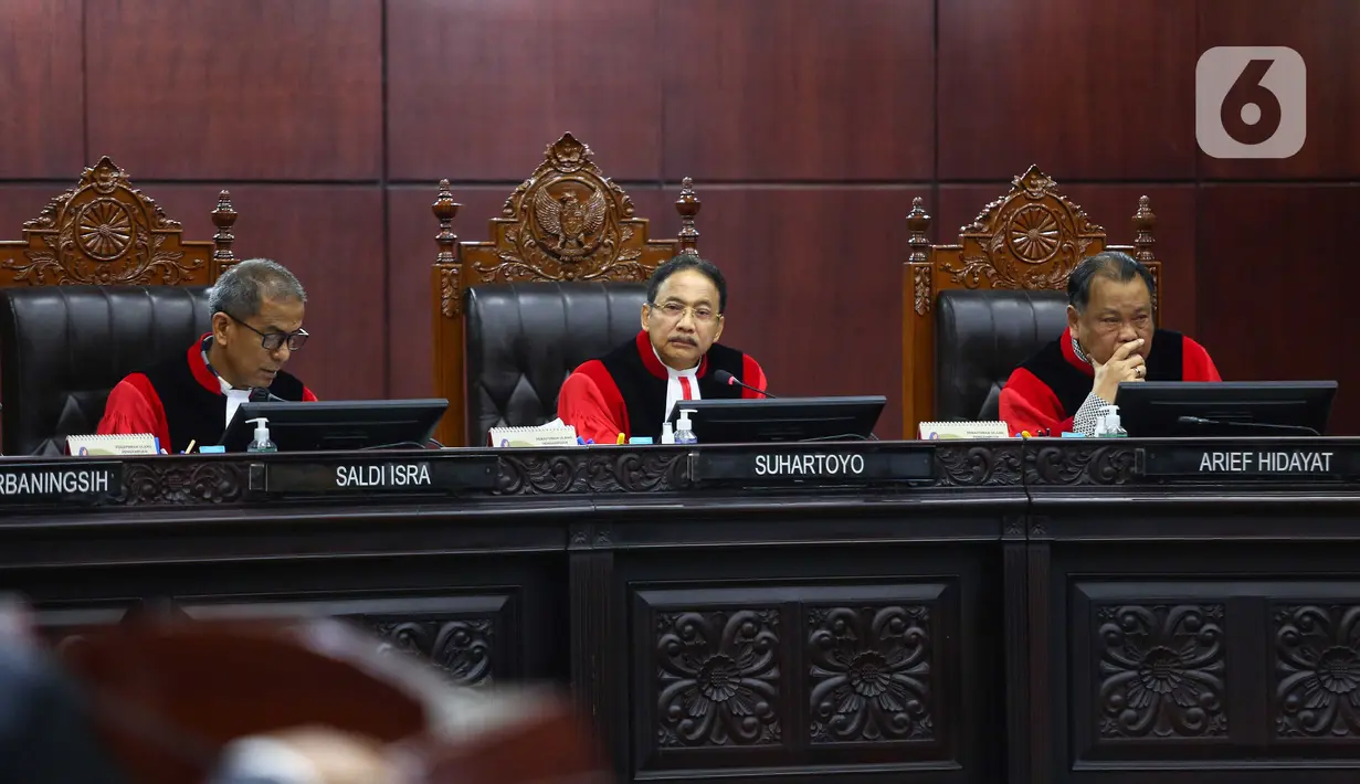 Sementara, tahapan pemeriksaan persidangan akan digelar pada 1-18 April 2024 dan tahapan pengucapan putusan atau ketetapan digelar 22 April 2024. (Liputan6.com/Angga Yuniar)