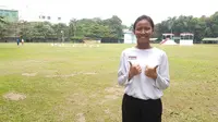 Afifah Salma Viadani Ananda, calon Paskibraka 2017, yang tercatat sebagai siswi SMA Negeri 1 Semanu