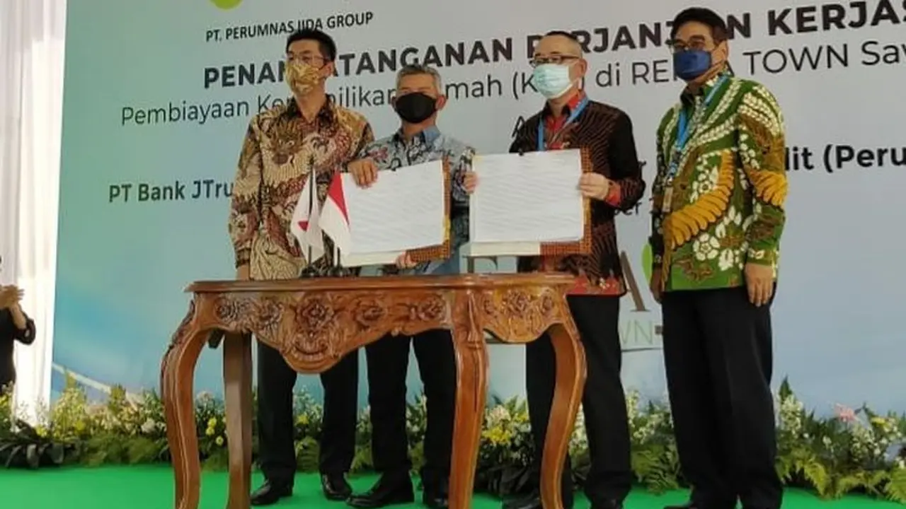 JTrust Bank bekerja sama dengan  PT Abdiluhur Kawuloalit, untuk pembiayaan kepemilikan perumahan “Reiwa Town” di Kawasan Depok Sawangan.
