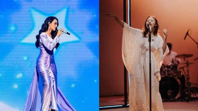 Sama-Sama Muncul di Times Square, Ini 6 Adu Gaya Raisa dan Nadin Amizah