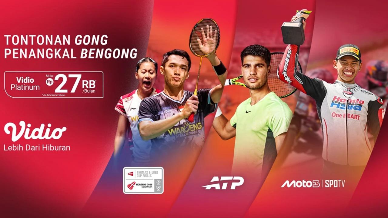 Awal Mei Memanas: Derby Dunia hingga Perjuangan Indonesia di Uber Cup 2026 Tayang di Vidio