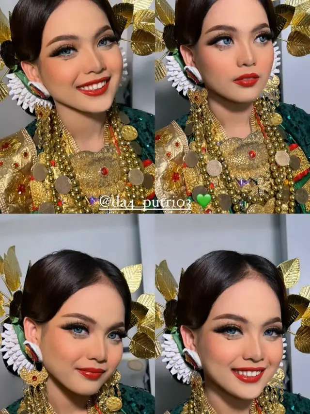 6 Potret Putri Isnari Tampil dengan Makeup Bold yang Bikin Pangling di Upacara Malam Mapacci Jelang Pernikahan