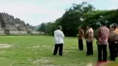 Jokowi mengatakan, Borobudur merupakan sebuah destinasi yang sudah diakui sebagai salah satu keajaiban dunia. 