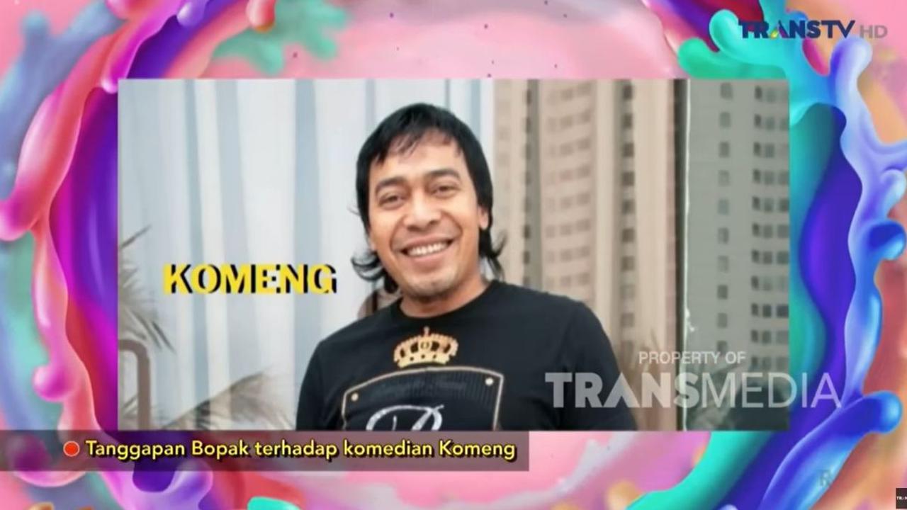 Selain Sule kemudian ada foto Komeng. Menurut Bopak, Komeng merupakan sosok komedian jenius.<br>