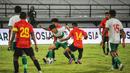 Kemenangan ini melengkapi torehan apik pasukan Shin Tae-yong. Sebelumnya, dalam laga uji coba pertama, Timnas Indonesia juga menang selisih tiga gol dengan skor 4-1. (Bola.com/Maheswara Putra)