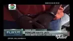 Wusono (36), petani asal Desa Musir Kidul, Kecamatan Rejoso, Kabupaten Nganjuk kini harus mendekam di ruang tahanan. Sebab, dia tertangkap saat perjalanan pulang dari mencuri dua batang kayu jati.