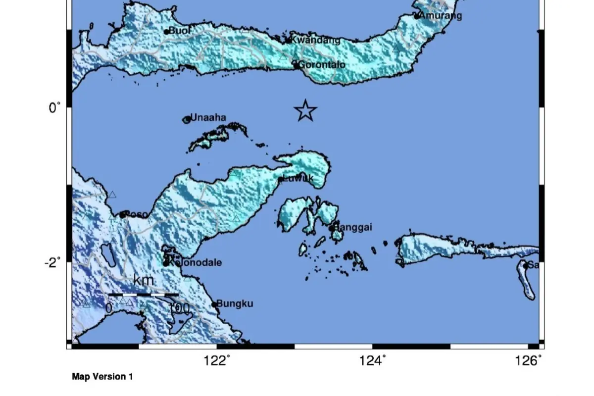 Gempa M 6,0 Guncang Bone Bolango