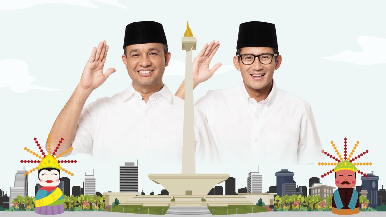 Anies Baswedan dan Sandiaga Uno