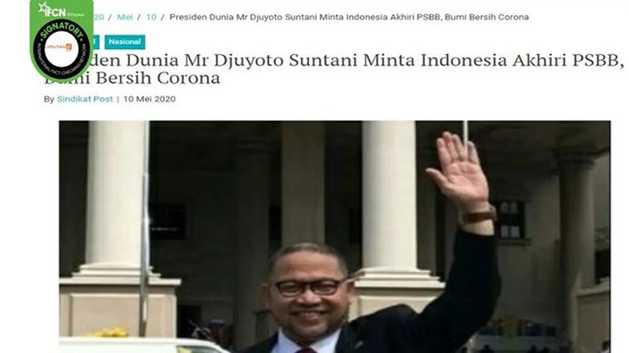 Gambar Tangkapan Layar Berita Tentang Djuyoto Suntani