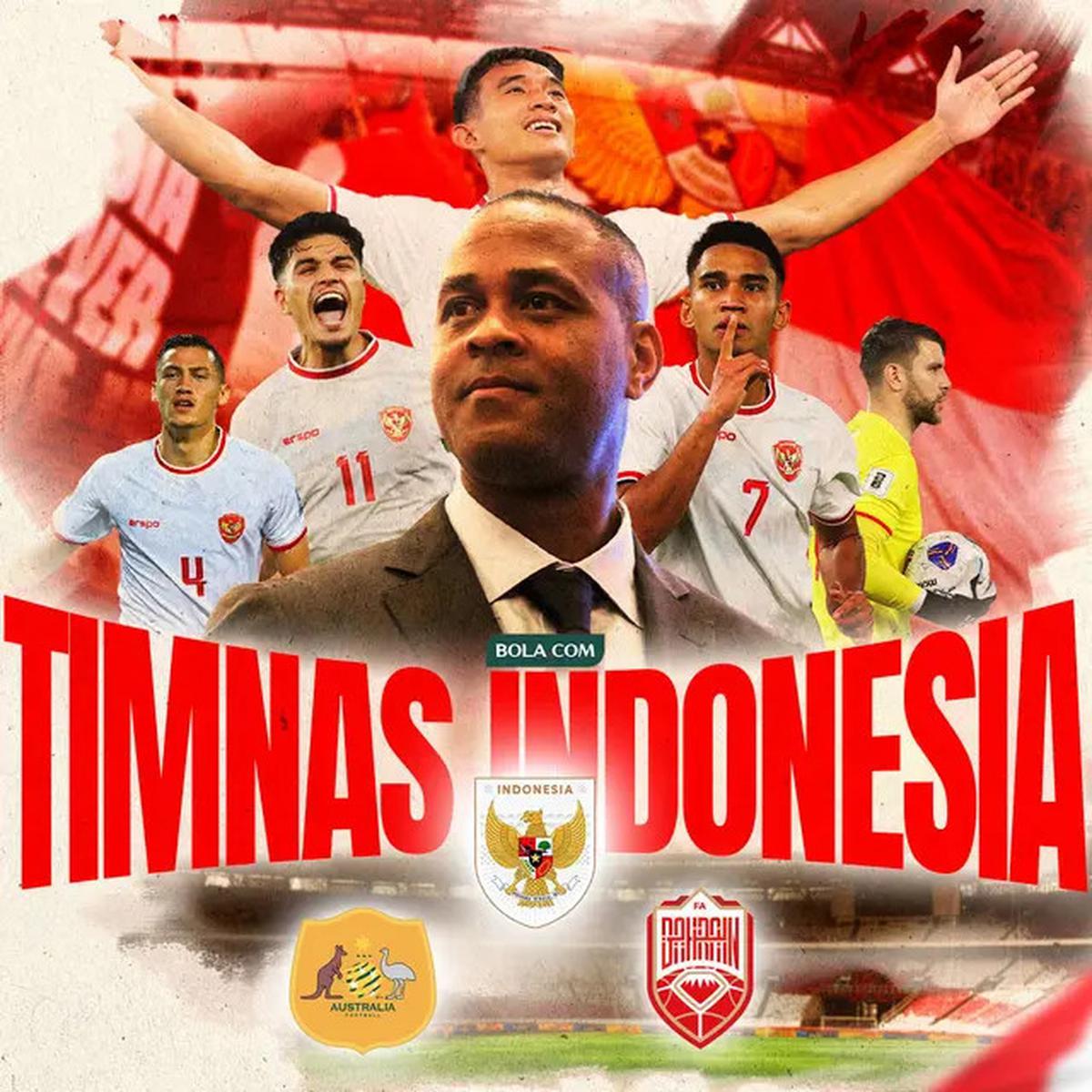 Jadwal Siaran Langsung Timnas Indonesia Bulan Maret 2025: Ke Australia Kita Bertamu, Di Jakarta Bahrain Dijamu