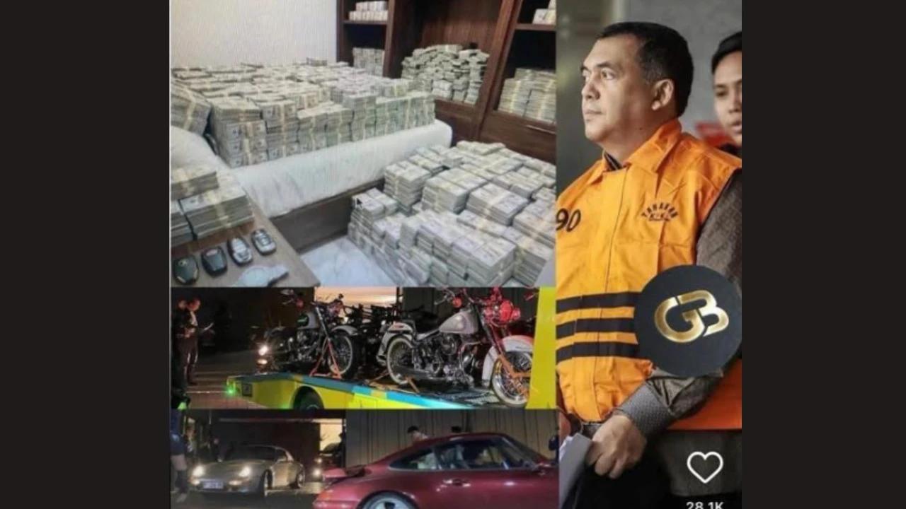 KPK Bantah Foto Tumpukan Dolar di Rumah Silmy Karim yang Viral di Media Sosial