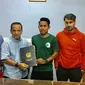 Andik Vermansah setelah menandatangani kontrak bersama Kedah FA. (Dok. Pribadi)