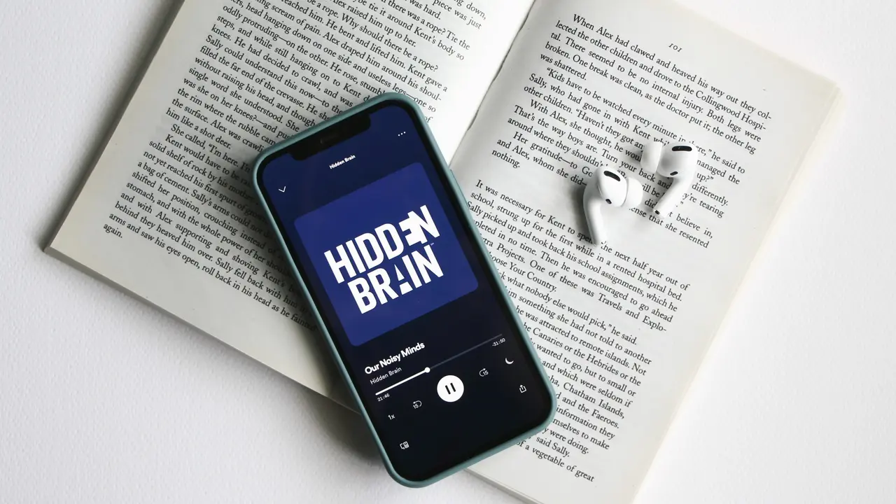 Listening to Hidden Brain Podcast on Spotify