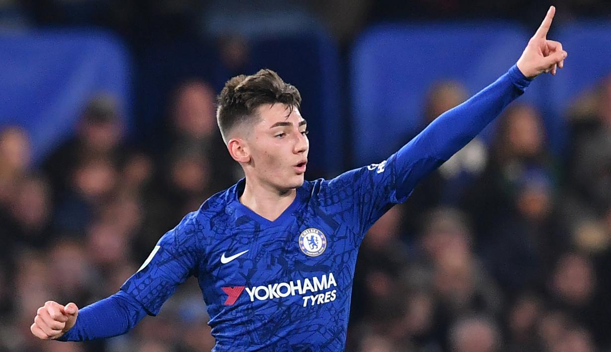 Berkat penampilan impresifnya, Billy Gilmour dinobatkan sebagai man of the match dalam laga Chelsea vs Liverpool tersebut. (AFP/Ben Stansall)