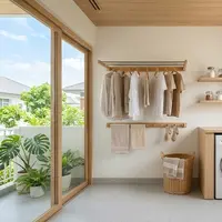 Desain Ruang Jemur dengan Ventilasi Silang (created by AI)