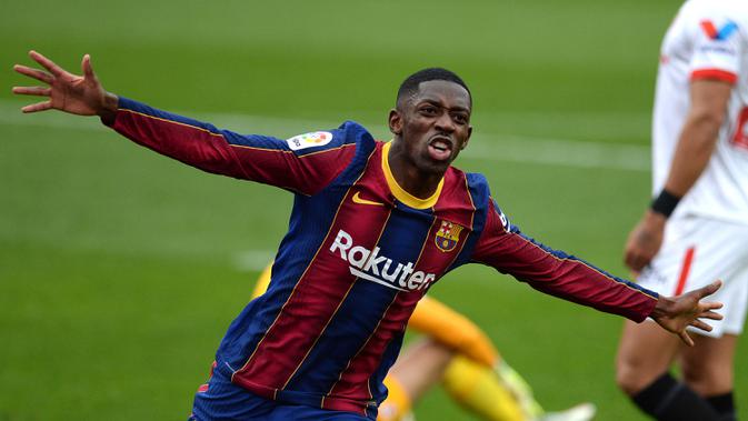 Xavi Optimistis Ousmane Dembele Bakal Bertahan 