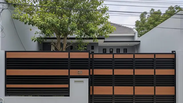 Desain Pagar Besi Hollow Rapat untuk Keamanan dan Privasi