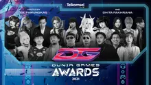 Telkomsel memberikan penghargaan kepada para pemenang di kategori Lifetime Achievement dan 16 kategori DGA 2021.