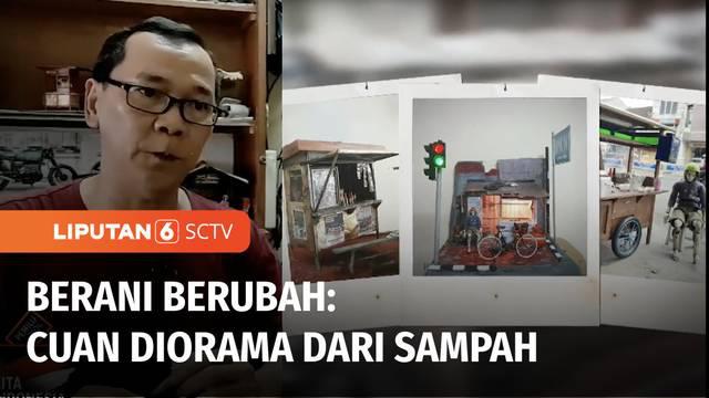 Hartanto, pria asal Kota Salatiga, melihat sampah bisa menjadi peluang barang kerajinan yang menarik. Apalagi kesukaan dirinya akan barang miniatur, menjadi pencetus untuk mengolah sampah menjadi kerajinan diorama. Inilah berani berubah "Cuan Diorama...