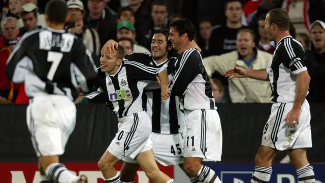 Newcastle United di Liga Champions 2002/2003
