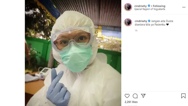 Cindri wahyuni, istri mendiang Bani Seventeen (Foto: Instagram/@cindriwhy)