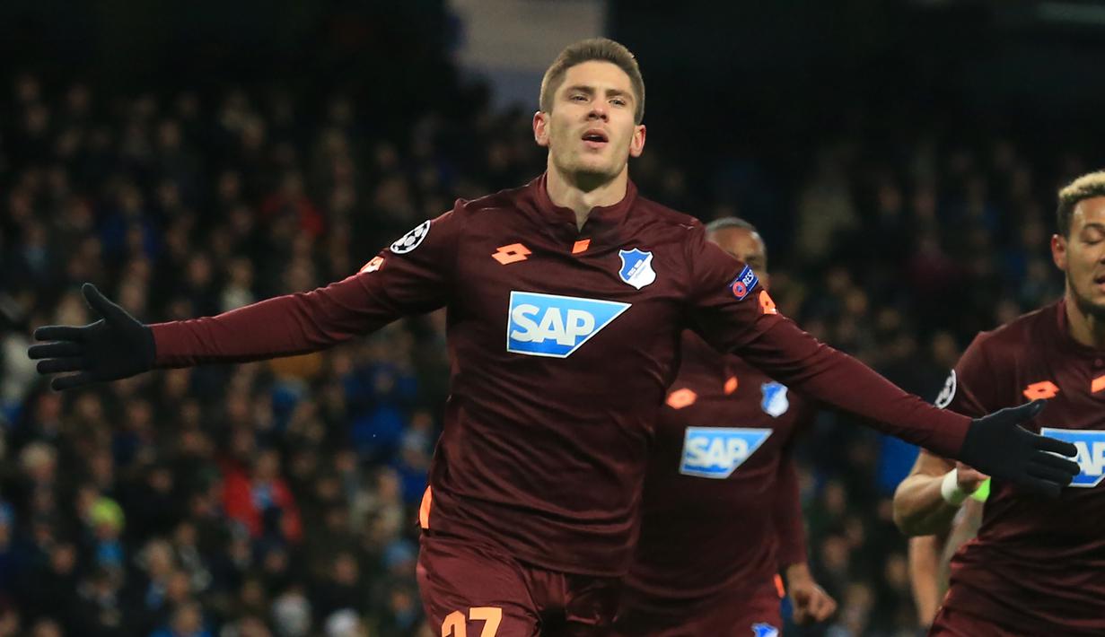 5. Andrej Kramaric (Hoffenheim) - 5 gol dan 1 assist (AFP/Lindsay Parnaby)