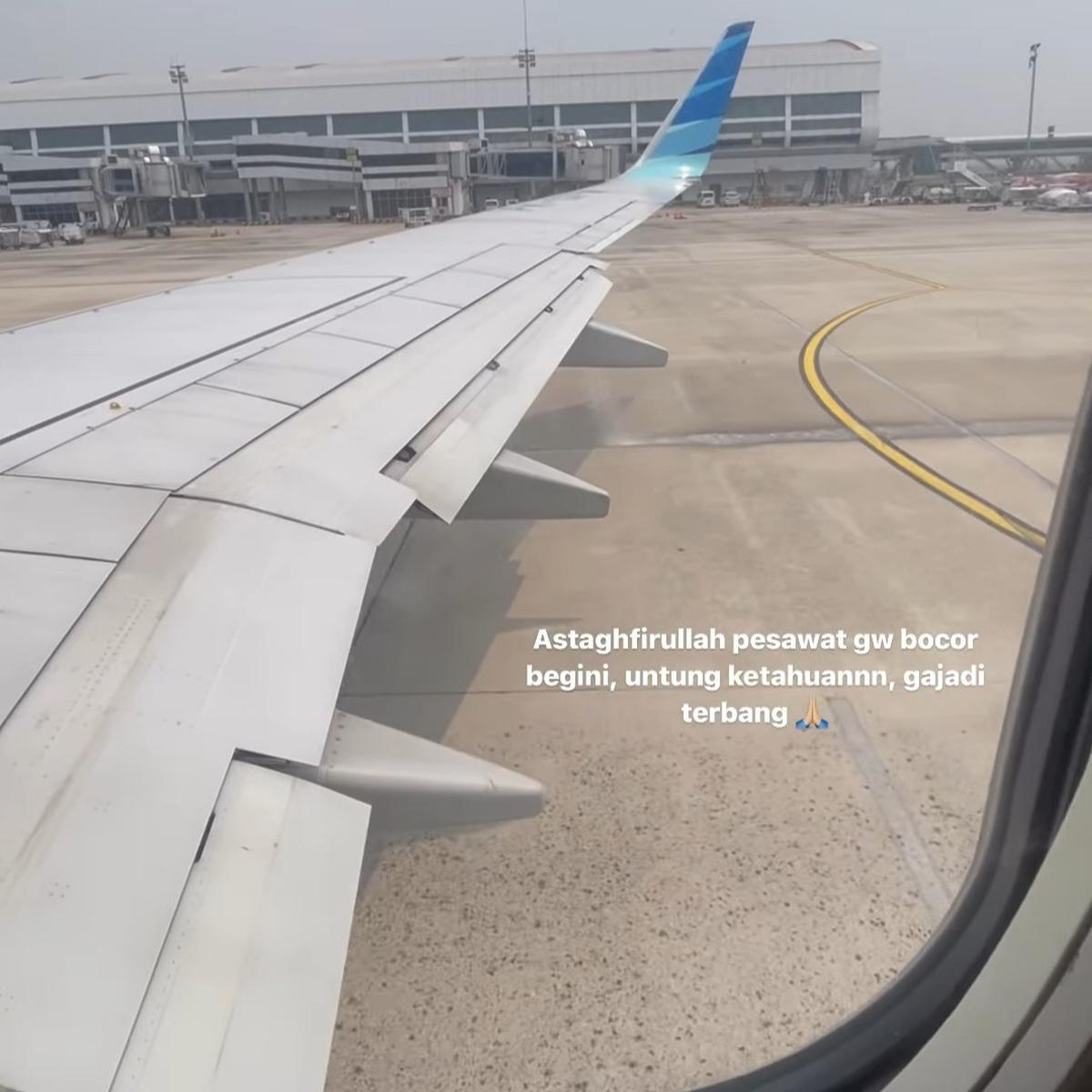 Detik-detik Menegangkan Penyanyi Kunto Aji saat bahan Bakar Pesawat yang Ditumpanginya Bocor