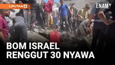 Sebanyak 30 warga Palestina dilaporkan tewas dalam rentetan serangan udara Israel di Gaza pada Sabtu (3/5), termasuk di permukiman dan tenda-tenda pengungsi.