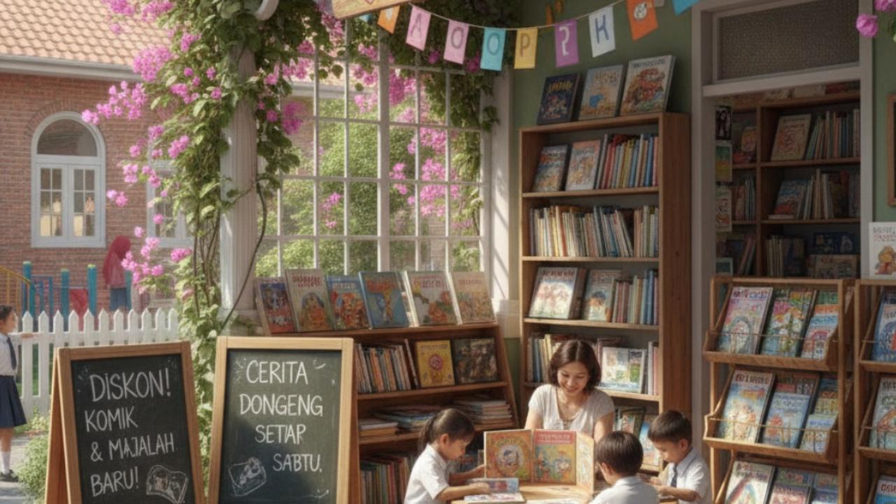 Ilustrasi Ide Usaha di Teras Rumah Dekat Sekolah