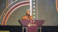 Kepala SKK Migas Dwi Soetjipto saat pembukaan 3rd International Convention and Indonesian Upstream Oil and Gas 2022 (IOG 2022) di Bali, Rabu (23/11).