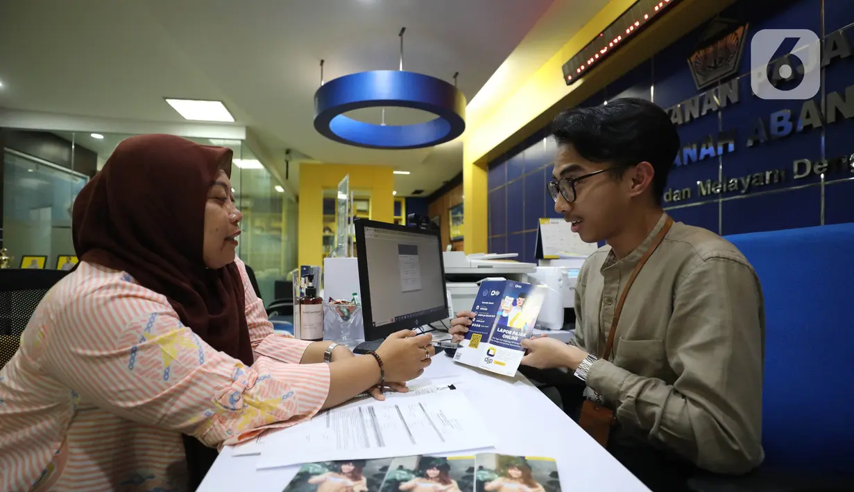 Jumlah pelapor itu meningkat 1,63% dari catatan periode yang sama tahun lalu sebesar 5.322.274 SPT. (Liputan6.com/Angga Yuniar)