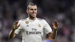 Gareth Bale (100 juta euro) - Pemain asal Wales ini didatangkan Real Madrid dengan harga 100 juta dari Tottenham Hotspur pada musim panas 2013. Real Madrid menjadikan Bale sebagai pemain termahal di dunia pada saat itu. (AFP/Javier Soriano)