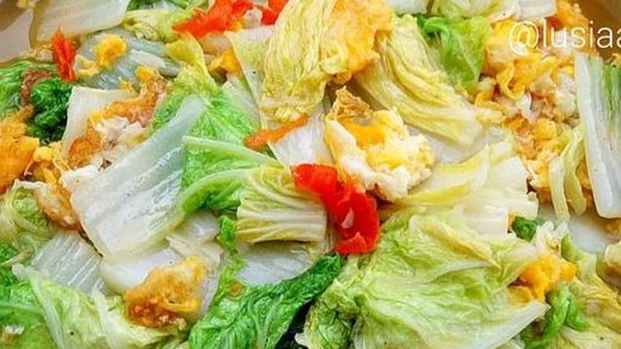 Tumis Sawi Putih Bumbu Saus Tiram