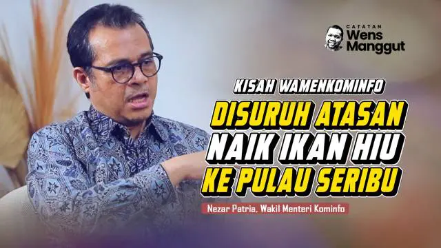 VIDEO: Kisah Wamenkominfo Disuruh Atasan Naik Ikan Hiu ke Pulau Seribu