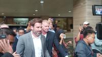 Vice President of Global Policy Apple, Nick Amman membocorkan hasil bahasannya dengan Menteri Perindustrian mengenai rencana investasi Apple di Indonesia (dok: Arief)
