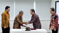PT Pasifik Satelit Nusantara (PSN) menandatangani Nota Kesepahaman (Memorandum of Understanding) dengan Badan Riset dan Inovasi Nasional (BRIN) di Jakarta, pada Jumat (13/10/2023)