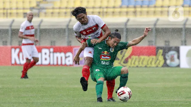 FOTO: Madura United Lumat PSS Sleman di Piala Menpora 2021