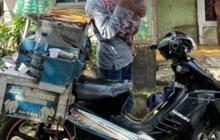Kisah Pilu Pedagang Es Krim Keliling, Jualan Sambil Gendong Anak Berkebutuhan Khusus karena Istri Depresi