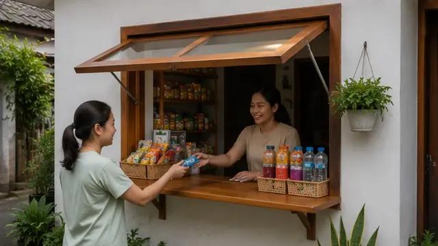 Desain Warung Rumahan Praktis untuk IRT