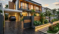 7 Model Pagar dengan Lampu Tanam yang Elegan, Bikin Fasad Makin Mewah