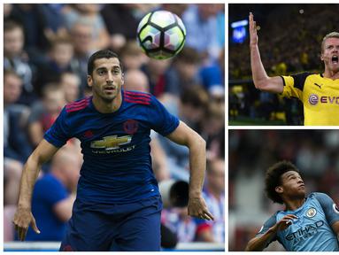 Tujuh pemain ini ditransfer mahal. Namun, di klub baru mereka masih berjuang mendapatkan posisi tim utama. (AFP)