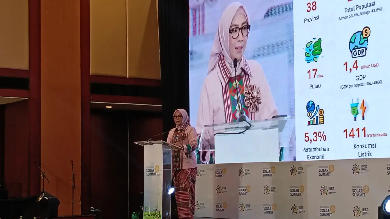 Direktur Jenderal Energi Baru Terbarukan dan Konservasi Energi (EBTKE) Kementerian Energi dan Sumber Daya Mineral (ESDM), Eniya Listiani Dewi. (Foto: Liputan6.com/Maulandy R)