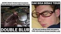 Meme derita orang memakai kacamata (Sumber: Instagram/sejiwatinja)