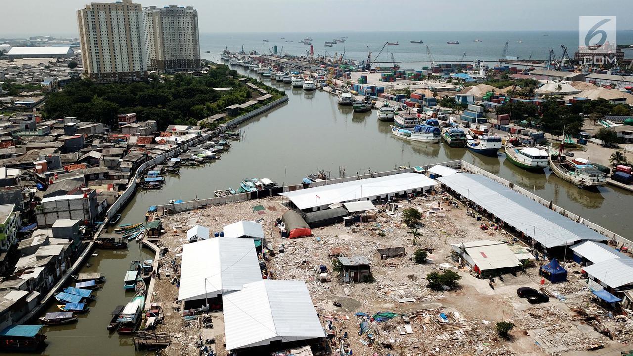 Shelter Kampung Aquarium dari Ketinggian