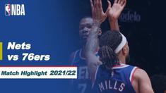 Berita video highlights NBA, pertandingan antara Brooklyn Nets melawan Philadelphia 76ers pada lanjutan kompetisi NBA 2021/2022, Jumat (17/12/2021).
